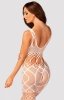 Obsessive G330 białe bodystocking tył